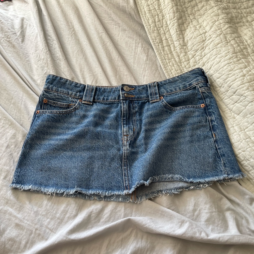 American eagle denim skirt
